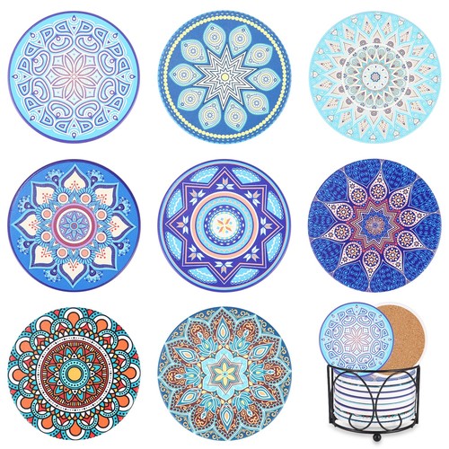 Keramik untersetzer set - set, 8er