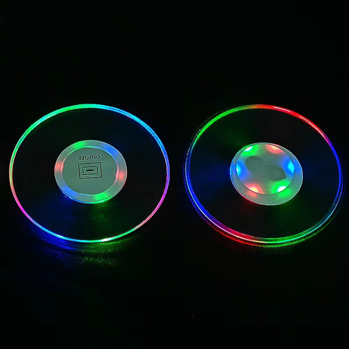 4er set led untersetzer 10cm - 4er, led-untersetzer