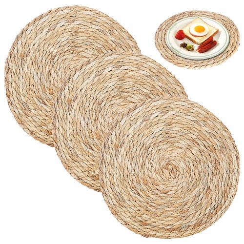 Tischset rund geflochtene - tischset,