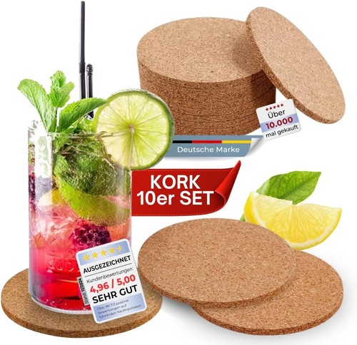 Korkuntersetzer rund kork - rund,