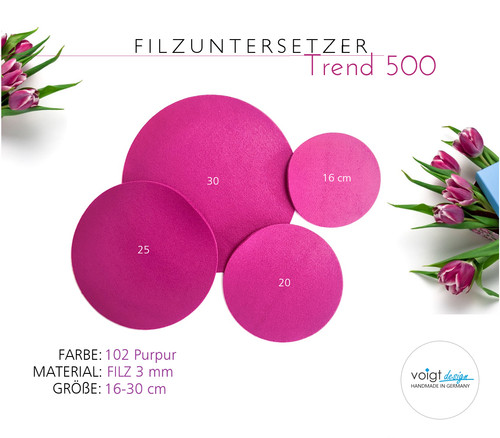 Untersetzer filz dick - untersetzer,