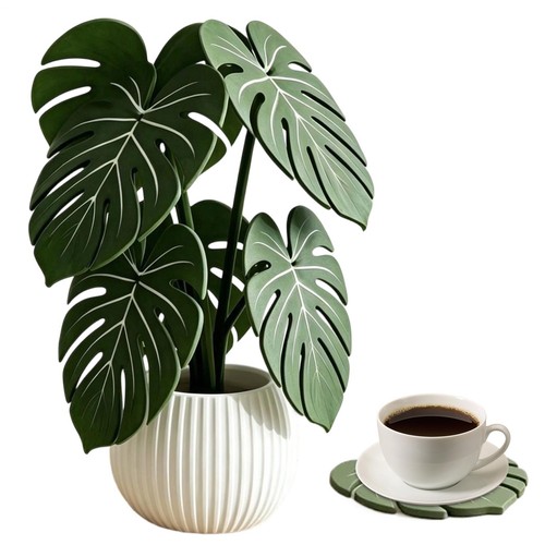 Untersetzer set monstera - untersetzer-set,