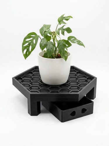 Hex pflanzen untersetzer - untersetzer, xl