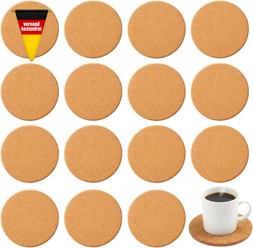 Korkuntersetzer set stück - set, 16
