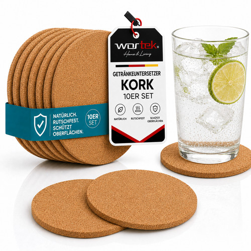 Korkuntersetzer rund kork - rund,