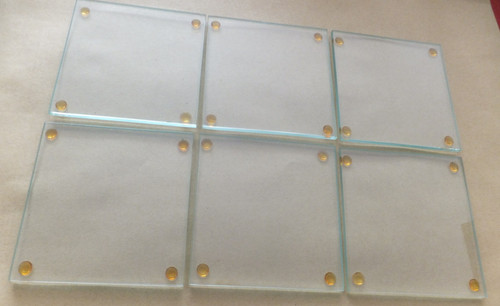 Glasuntersetzer aus glas - glasuntersetzer,