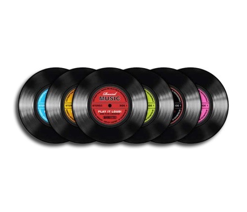 Schallplatten untersetzer - schallplatten,